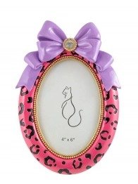 Κορνίζα Polyester Με Φιόγκο 10x15εκ. Φούξια-Μωβ Zen Collection 26.4.52748