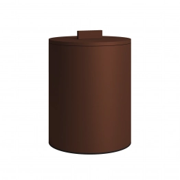 Καλάθι Απορριμμάτων Πάγκου 6lt Ανοξείδωτο Matt Wenge Pam & Co Φ20x25εκ. 2326-943