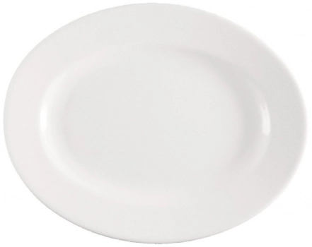 Πιατέλα Πορσελάνης Meran Λευκό ESPIEL 26x35x2,4εκ. 001.173049K2