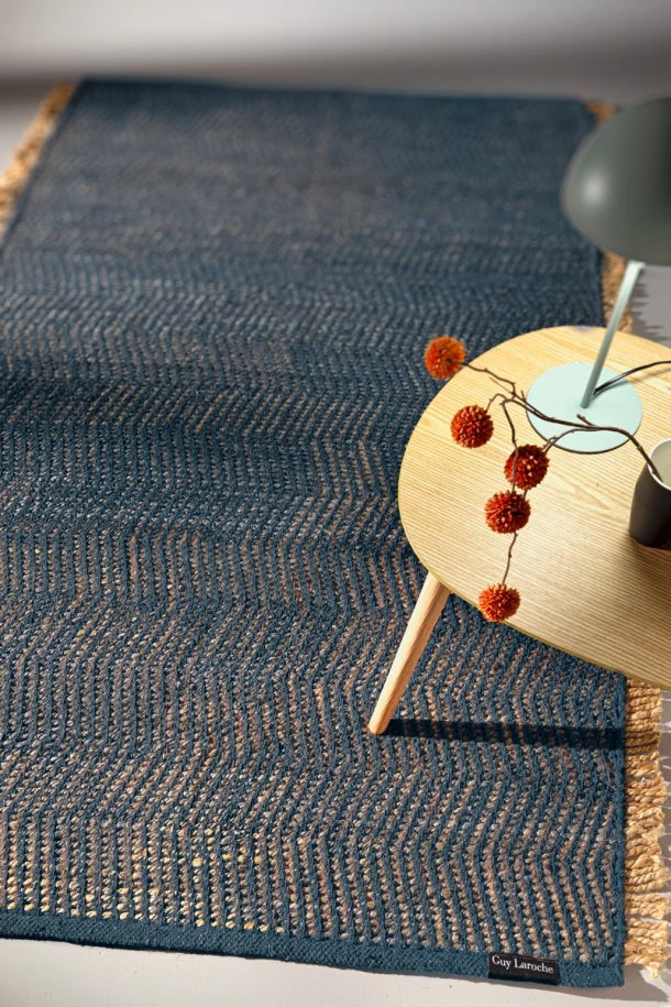 Χαλί 60x200εκ. Βαμβάκι-Jute Zigk Zagk Marine Guy Laroche