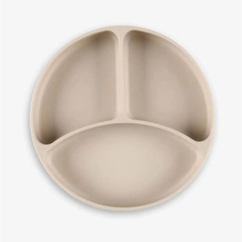 Πιάτο Σιλικόνης Με Βεντούζα Light Brown Minene 13312011870OS