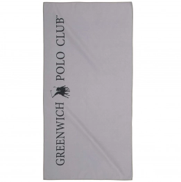 Πετσέτα Γυμναστηρίου Microfiber 45x90εκ. Essential 4184 Grey-Black Greenwich Polo Club