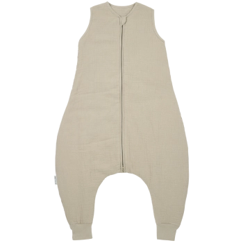 Υπνόσακος Βαμβακερός Με Ποδαράκια 2.0Tog 18-36 Μηνών/86-98εκ. Muslin Sand Meyco MEY-247.000.33.05