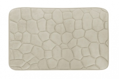 Ταπέτο Μπάνιου Polyester 45x70εκ. Stone Bliss Beige 2435748