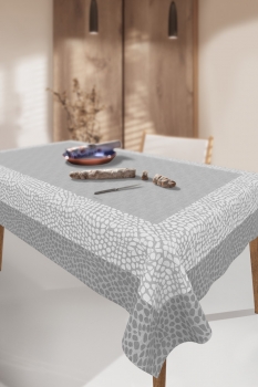 Τραπεζομάντηλο Αλέκιαστο Polyester 1047 Silver 145x260εκ. Saint Clair