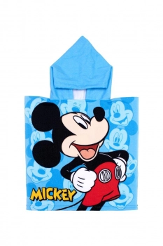 Πόντσο Παιδικό Microfiber 50x100εκ. Mickey 89 Sky Blue Disney DimCol