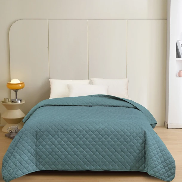 Κουβερλί Microfiber Υπέρδιπλο 220x240εκ. Ultra Sonic Tosca Aqua Melinen 20003301