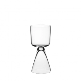 Ποτήρι Double Face Γυάλινο Διάφανο ESPIEL 370ml/200ml-8,5x18,6εκ. LEG257K4