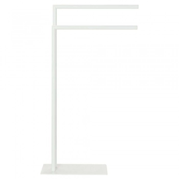 Κρεμάστρα-Πετσετοθήκη Επιδαπέδια 2 Θέσεων Μεταλλική 49x20x80εκ. Tube White Sealskin 362383210