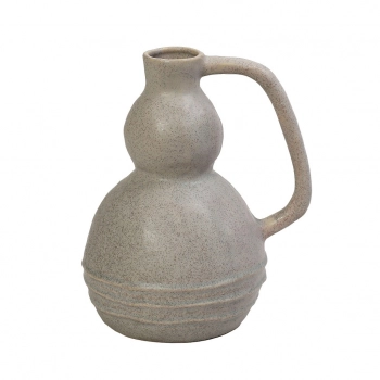 Βάζο Κεραμικό Γκρι ESPIEL 16,7x14x20,5εκ. TAS206