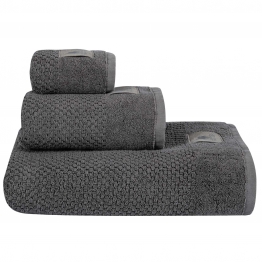 Πετσέτα Βαμβακερή Προσώπου 50x90εκ. Premium 4118 Dark Grey Greenwich Polo Club