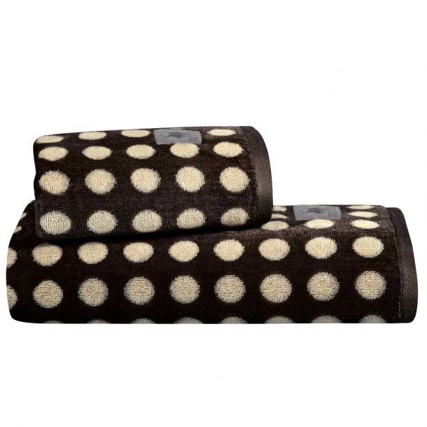 Πετσέτα Βαμβακερή Σώματος Velour 80x150εκ. Loft 4138 Cream-Dark Grey Greenwich Polo Club