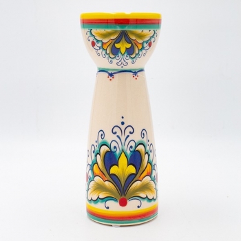 Κηροπήγιο Κεραμικό Μπεζ-Multi 10,3x26εκ. ESTHETI 819-00189