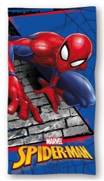 Πετσέτα Θαλάσσης Παιδική Microfiber 70x140εκ. Spiderman 97 Blue Marvel DimCol