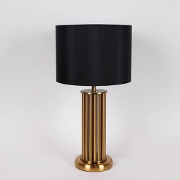 Φωτιστικό Επιτραπέζιο Μεταλλικό Χρυσό-Μαύρο 28x53εκ. ESTHETI 757-10130