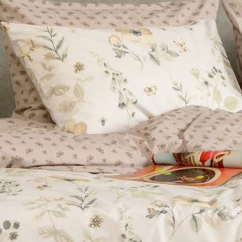 Ζεύγος Μαξιλαροθήκες Polycotton 50x70εκ. Dolores Ash Casual Line Mini Melinen 20004772