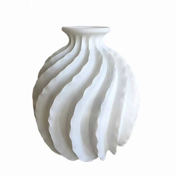 Βάζο Κεραμικό Λευκό Art Et Lumiere Φ25x37,5εκ. 15051
