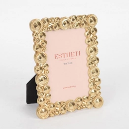 Κορνίζα Polyresin Χρυσή 14x1,5x18εκ. ESTHETI 756-12043