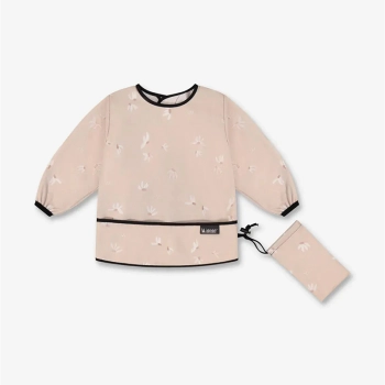 Σαλιάρα Υφασμάτινη Αδιάβροχη Με Μανίκια Pink Daisy Minene 13312001060OS