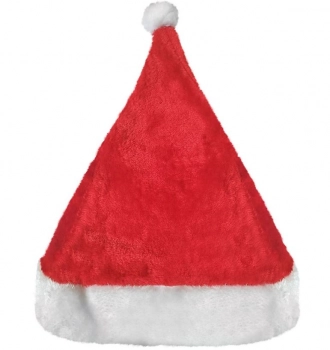 Σκούφος Άγιου Βασίλη Γούνινος 28x38εκ. Xmas fest 93-3429