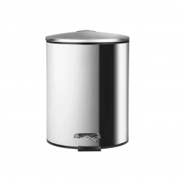 Καλάθι Απορριμάτων Ανοξείδωτο 5lt Matte Inox Classic 20,5x20,5x27εκ. Estia 02-0059