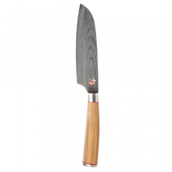 Μαχαίρι Santoku Mini Ανοξείδωτο-Ξύλινο Bergner 12,5εκ. BG04169000