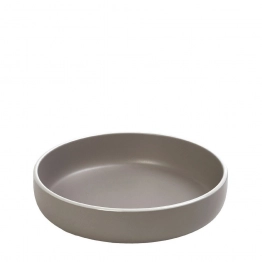 Πιάτο Βαθύ Stoneware Γκρι Mood Nordic Step ESPIEL 20,3x20,3x5εκ. ATA123K6
