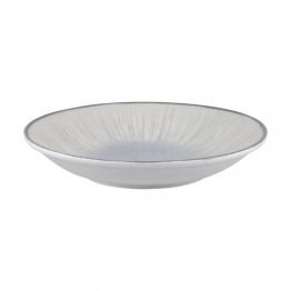 Πιάτο Βαθύ Φαγητού Πορσελάνης 23εκ. Water Lily Blue Oriana Ferelli PR24336BL02