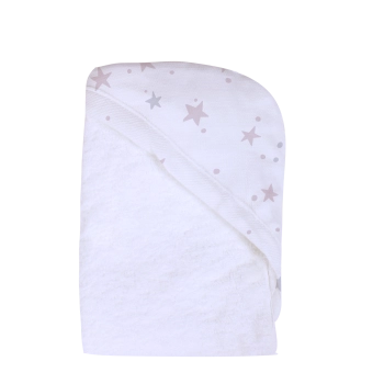 Κάπα Bamboo 75x75εκ. Stars Pink Minene 19302002260OS