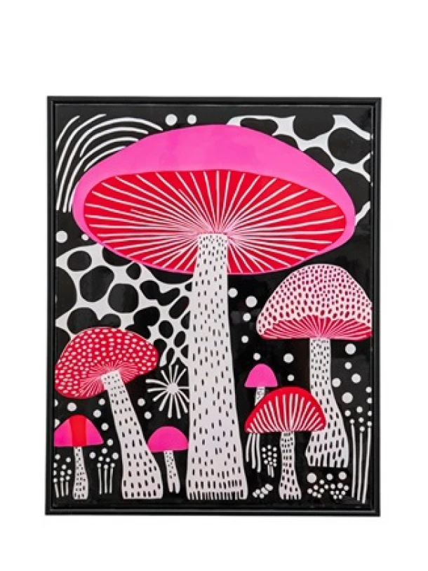 Πίνακας Με Κορνίζα Μανιτάρια Multi 40x2,8x50εκ. Zen Collection 25.60.52252
