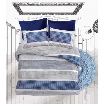 Σετ Παπλωματοθήκη Βαμβακερή Υπέρδιπλη 220x240εκ. Boho Makis Tselios