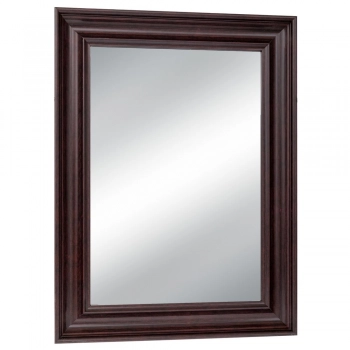 Καθρέπτης Τοίχου Πλαστικός (Εφέ Ξύλου) Καφέ 80x120εκ. iliadis 91870