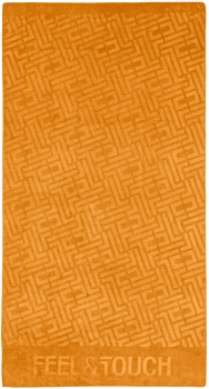 Πετσέτα Θαλάσσης Polyester-Poliammide 90x170εκ. Feel & Touch Icon Curry