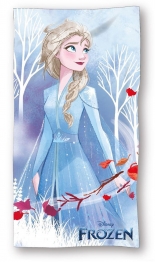 Πετσέτα Θαλάσσης Παιδική Microfiber 70x140εκ. Frozen 10 Ice Blue Disney DimCol