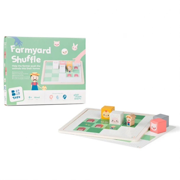 Farmyard Shuffle 100% FSC Wood Bs Toys GA562