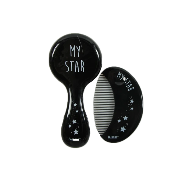 Σετ Βρεφική Βούρτσα & Χτενάκι Minene Baby Set Hair Black 18319006190OS