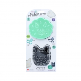 Σετ 2τμχ Κόπτης Sandwich Cutters Dino/Bulldog Melii MEL24060