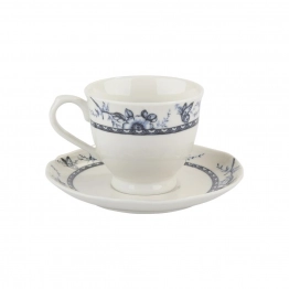 Φλιτζάνι Τσαγιού Σετ 6τμχ Πορσελάνης 200ml Tiffany Blue Oriana Ferelli PR24324B08