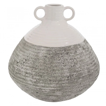 Βάζο Stone Κεραμικό Λευκό 25x25x24εκ. iliadis 88070