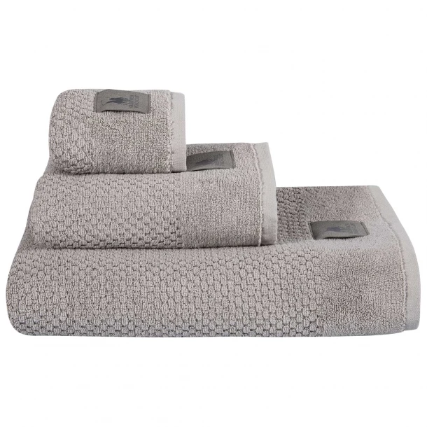 Πετσέτα Βαμβακερή Χεριών 30x50εκ. Premium 4117 Grey Greenwich Polo Club