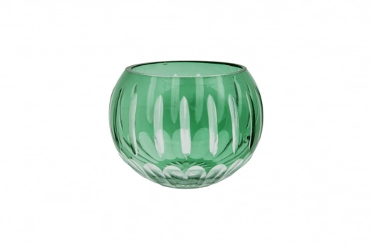 Κηροπήγιο Γυάλινο Πράσινο Art Et Lumiere 10x7,5εκ. 08543