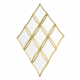 Καθρέπτης Τοίχου Μεταλλικός Χρυσός 58x95εκ. iliadis 81242