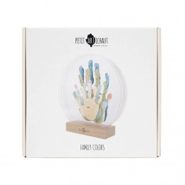 Διακοσμητικός Πίνακας Για Έως 5 Αποτυπώματα Όλης Της Οικογένειας 20,5x5x21,5εκ. Family Colors Petit Artichaut PA1200