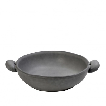 Σαλατιέρα Με Λαβές Stoneware Γκρι Canyon ESPIEL 25x18x8εκ. GMT412K2