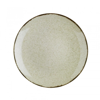 Πιάτο Ρηχό Φαγητού Πορσελάνης Μπεζ-Καφέ 27εκ. Cinnamon Kutahya Porselen KXCXE22724