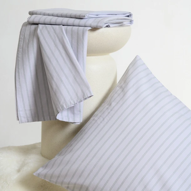 Σετ Σεντόνι Με 1 Μαξιλαροθήκη Polycotton Ημίδιπλο Με Λάστιχο 120x200+32εκ. Minna Aqua Melinen 20006384