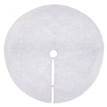 Ποδιά Δέντρου 120εκ. Λευκή Ιριδίζουσα iliadis 91706