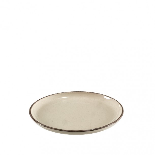 Πιάτο Φρούτου Stoneware Tuscany Cream ESPIEL 22x2εκ. ATA156K6