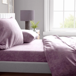 Σετ Σεντόνια 4τμχ Polycotton Μονά 160x240εκ. Shadow 25 Light Purple DimCol
