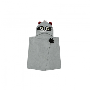 Κάπα Βαμβακερή 127x55εκ. Rocco The Racoon Zoocchini ZOO11119